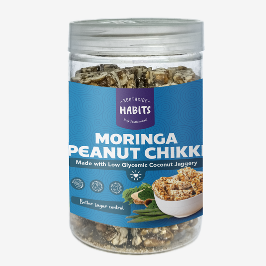 Moringa Peanut Chikki Jar