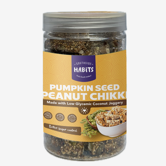 Pumpkin Seed Peanut Chikki Jar