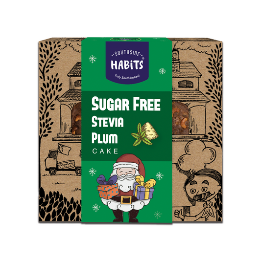 Sugar Free Stevia Plum Cake (330gm)