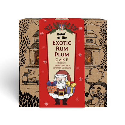 Exotic Rum Plum Cake (330gm)