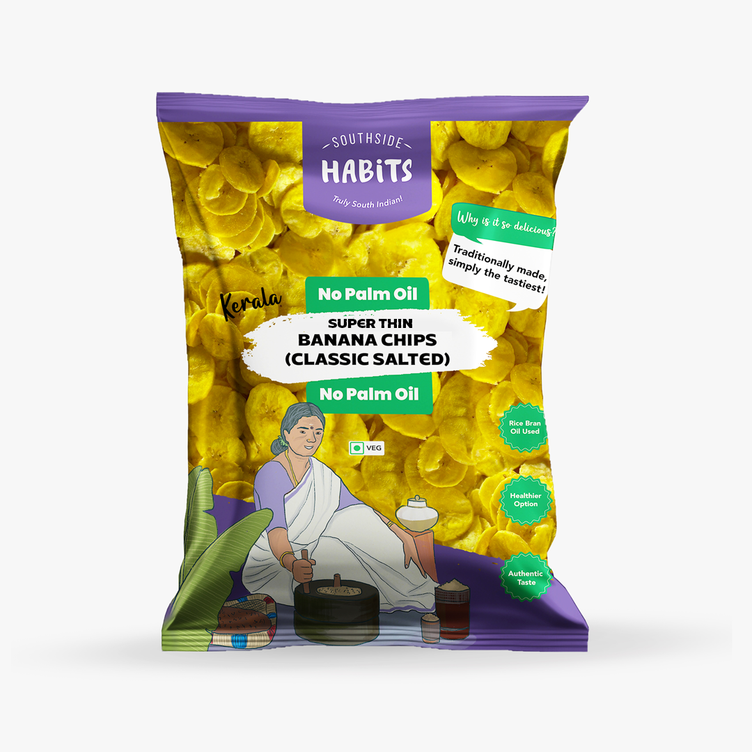 Super Thin Banana Chips Coconut Oil (Classic Salted)