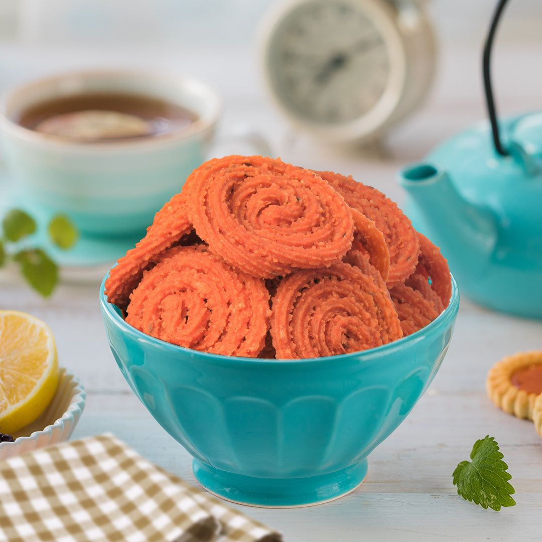 Round Murukku - Chilli (Chakli Namkeen)